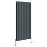 Urban Vertical Radiator - Anthracite - Double Panel (1600mm High) 684mm Wide