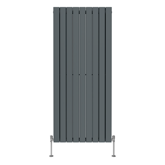 Urban Vertical Radiator - Anthracite - Double Panel (1600mm High) 684mm Wide