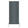 Urban Vertical Radiator - Anthracite - Double Panel (1600mm High) 684mm Wide