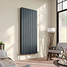 Urban Vertical Radiator - Anthracite - Double Panel (1600mm High) 684mm Wide