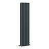Urban Vertical Radiator - Anthracite - Double Panel (1600mm High) 354mm Wide