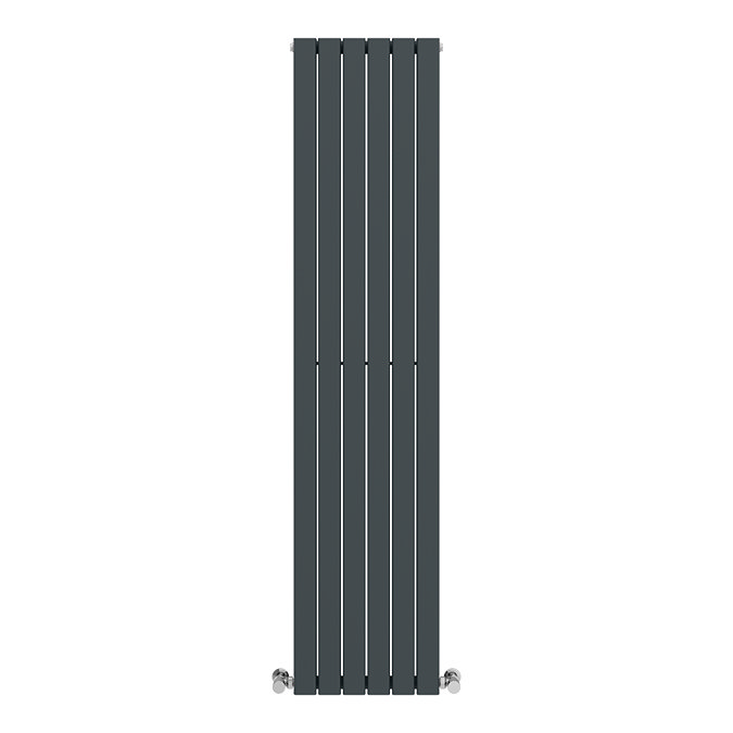 Urban Vertical Radiator - Anthracite - Double Panel (1600mm High) 354mm Wide