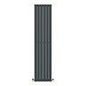 Urban Vertical Radiator - Anthracite - Double Panel (1600mm High) 354mm Wide