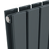 Urban Vertical Radiator - Anthracite - Double Panel (1600x354mm)