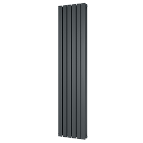 Urban Vertical Radiator - Anthracite - Double Panel (1600x354mm)