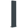 Urban Vertical Radiator - Anthracite - Double Panel (1600mm High)