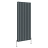 Urban Vertical Radiator - Anthracite - Double Panel (1600mm High)
608mm Wide