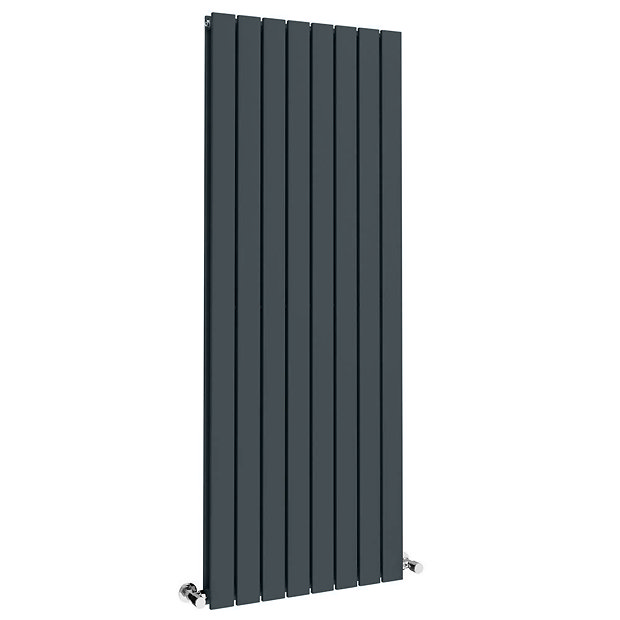 Urban Vertical Radiator - Anthracite - Double Panel (1600mm High) 608mm Wide