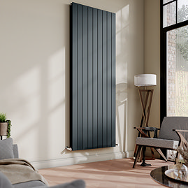 Urban Vertical Radiator - Anthracite - Double Panel (1800x684mm)