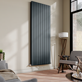 Urban Vertical Radiator - Anthracite - Double Panel (1800x684mm)