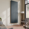 Urban Vertical Radiator - Anthracite - Double Panel (1800x684mm)