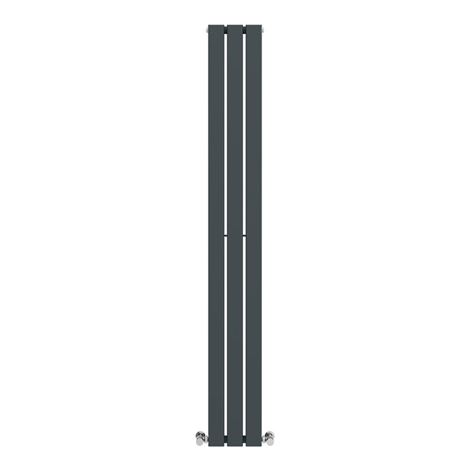 Urban Vertical Radiator - Anthracite - Double Panel (1800mm High) 228mm Wide
