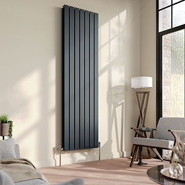 Urban Vertical Radiator - Anthracite - Double Panel (1800mm High) 532mm Wide