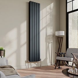 Urban Vertical Radiator - Anthracite - Double Panel (1800mm High) 354mm Wide