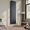 Urban Vertical Radiator - Anthracite Grey - Double Panel (1600mm High) 456mm Wide with Rail