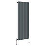 Urban Vertical Radiator - Anthracite - Single Panel (1600mm High) 532mm Wide