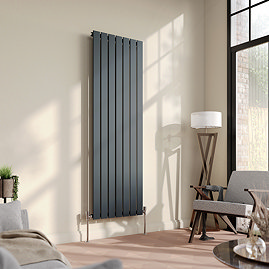 Urban Vertical Radiator - Anthracite - Single Panel (1600mm High) 532mm Wide