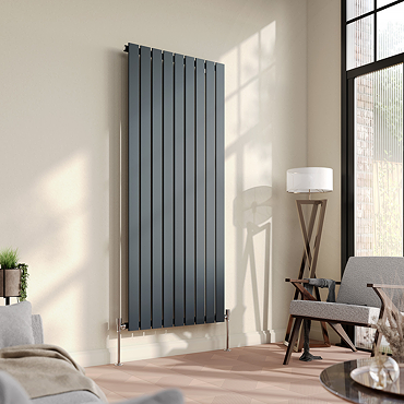 Urban Vertical Radiator - Anthracite - Single Panel (1600mm High) 684mm Wide