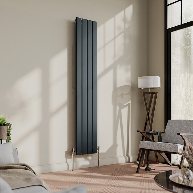 Urban Vertical Radiator - Anthracite - Single Panel (1600mm High) 304mm Wide