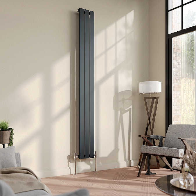 Urban Vertical Radiator - Anthracite - Single Panel (1800mm High) 228mm Wide