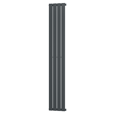 Urban Vertical Radiator - Anthracite - Single Panel (1800x304mm)