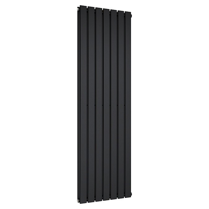 Urban Vertical Radiator - Matt Black - Double Panel (1600mm High) 532mm Wide