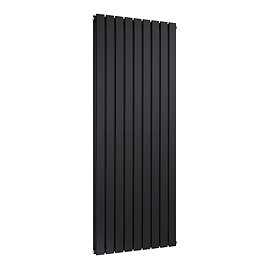 Urban Vertical Radiator - Matt Black - Double Panel (1600mm High) 684mm Wide