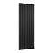 Urban Vertical Radiator - Matt Black - Double Panel (1600mm High) 684mm Wide