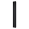 Urban Vertical Radiator - Matt Black - Double Panel (1600mm High) 228mm Wide