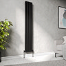 Urban Vertical Radiator - Matt Black - Double Panel (1800mm High) 304mm Wide