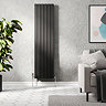Urban Vertical Radiator - Matt Black - Double Panel (1800mm High) 456mm Wide