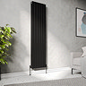 Urban Vertical Radiator - Matt Black - Double Panel (1800mm High) 456mm Wide