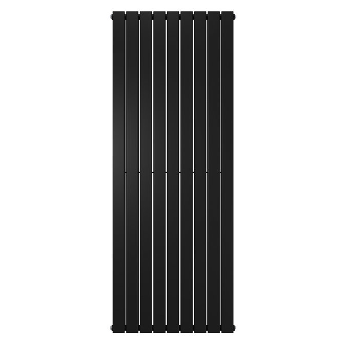 Urban Vertical Radiator - Matt Black - Double Panel (1800x684mm)
