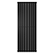 Urban Vertical Radiator - Matt Black - Double Panel (1800x684mm)
