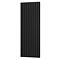 Urban Vertical Radiator - Matt Black - Double Panel (1800x684mm)