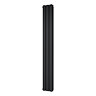 Urban Vertical Radiator - Matt Black - Double Panel (1800mm High) 228mm Wide
