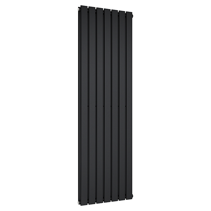 Urban Vertical Radiator - Matt Black - Double Panel (1800mm High) 532mm Wide