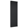 Urban Vertical Radiator - Matt Black - Double Panel (1800mm High) 532mm Wide