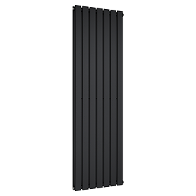 Urban Vertical Radiator - Matt Black - Double Panel (1800mm High) 532mm Wide