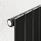 Urban Vertical Radiator - Matt Black - Single Panel (1600mm High) 304mm Wide