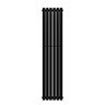 Urban Vertical Radiator - Matt Black - Single Panel (1600mm High) 354mm Wide