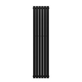 Urban Vertical Radiator - Matt Black - Single Panel (1600mm High) 354mm Wide