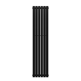 Urban Vertical Radiator - Matt Black - Single Panel (1600mm High) 354mm Wide
