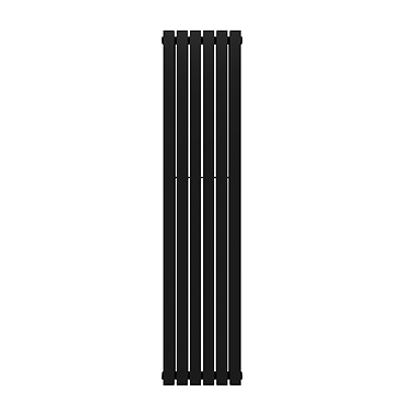 Urban Vertical Radiator - Matt Black - Single Panel (1600mm High) 354mm Wide