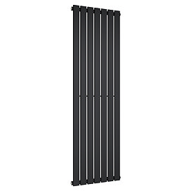 Urban Vertical Radiator - Matt Black - Single Panel (1600mm High) 532mm Wide