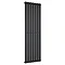 Urban Vertical Radiator - Matt Black - Single Panel (1600mm High) 532mm Wide