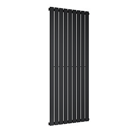 Urban Vertical Radiator - Matt Black - Single Panel (1600mm High) 684mm Wide
