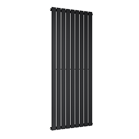 Urban Vertical Radiator - Matt Black - Single Panel (1600mm High) 684mm Wide