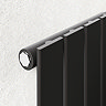 Urban Vertical Radiator - Matt Black - Single Panel (1600mm High) 228mm Wide