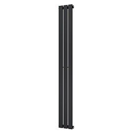 Urban Vertical Radiator - Matt Black - Single Panel (1600mm High) 228mm Wide
